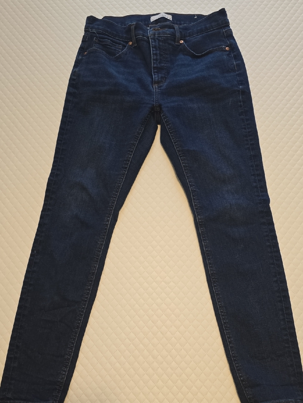 Dark Wash Skinny Jeans - Blue